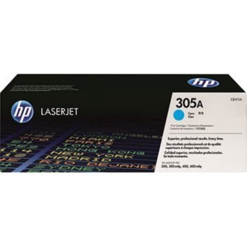 Original HP 305A CE411A Cyan LaserJet Toner Cartridge